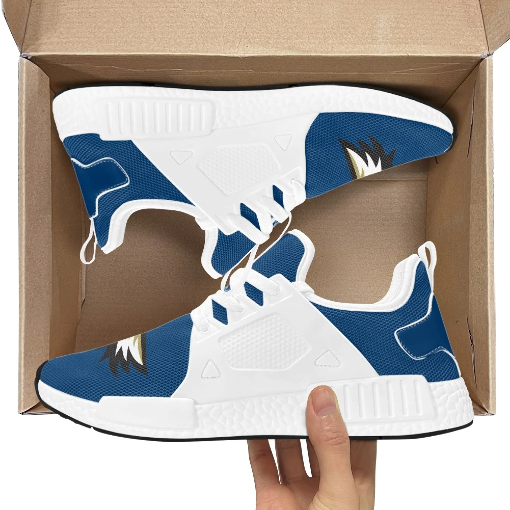 CVHS Blackhawk Bird Logo Fly Knit Athletic Shoes
