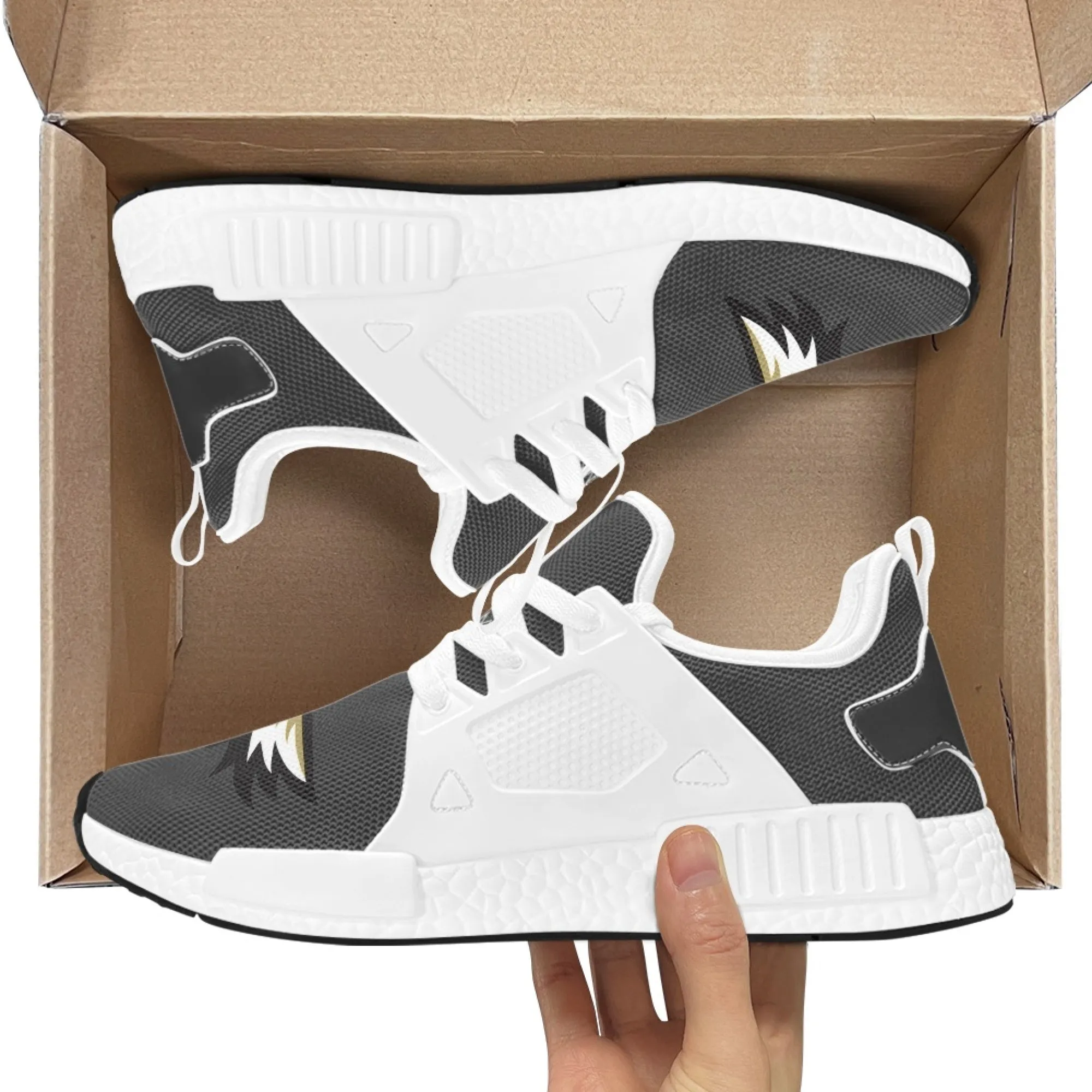 CVHS Blackhawk Bird Logo Fly Knit Athletic Shoes