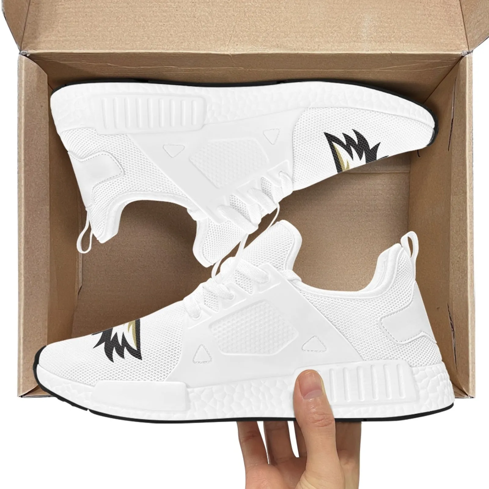 CVHS Blackhawk Bird Logo Fly Knit Athletic Shoes