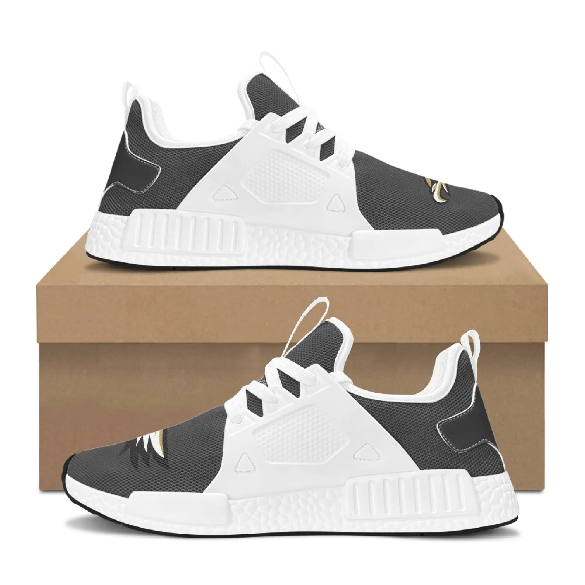 CVHS Blackhawk Bird Logo Fly Knit Athletic Shoes