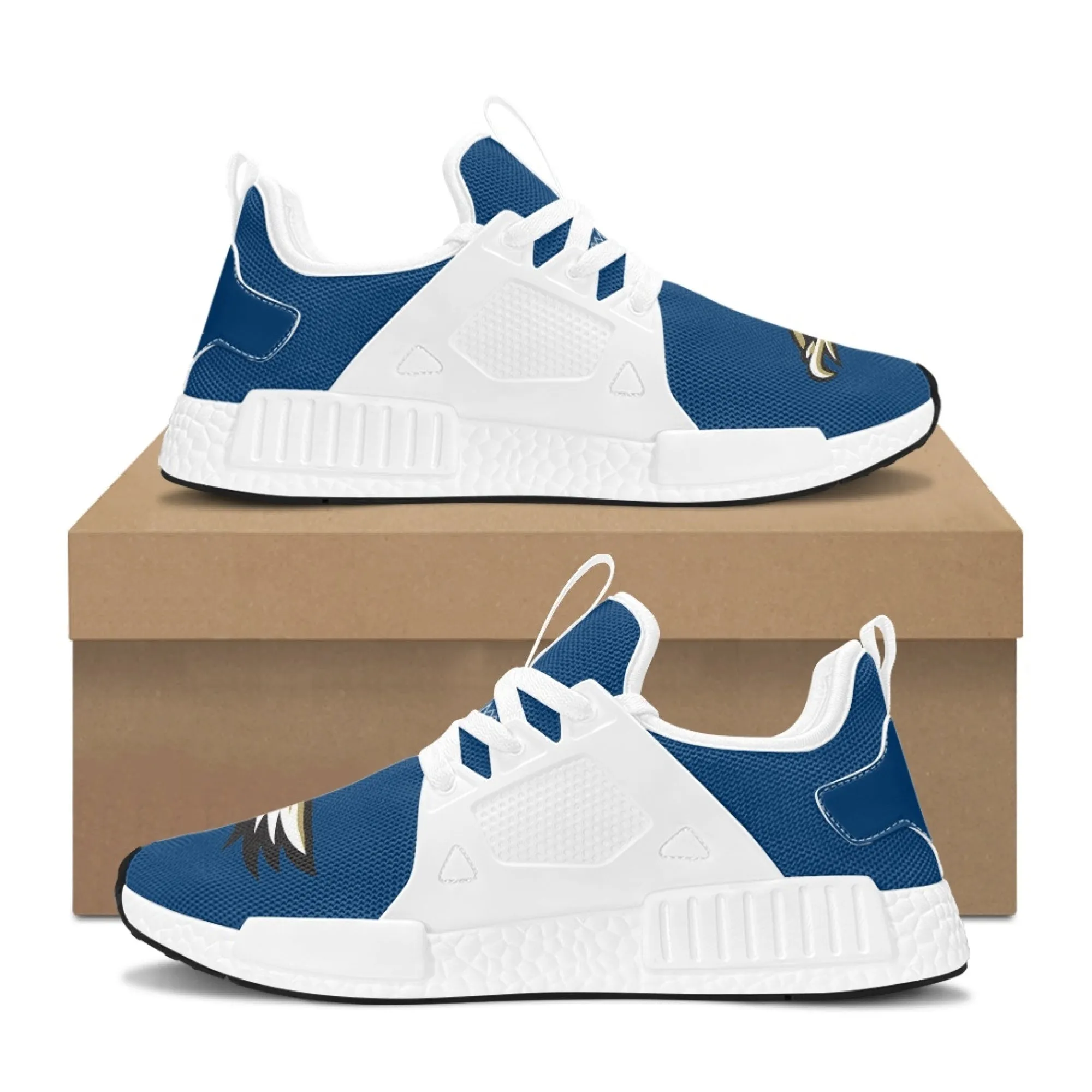 CVHS Blackhawk Bird Logo Fly Knit Athletic Shoes