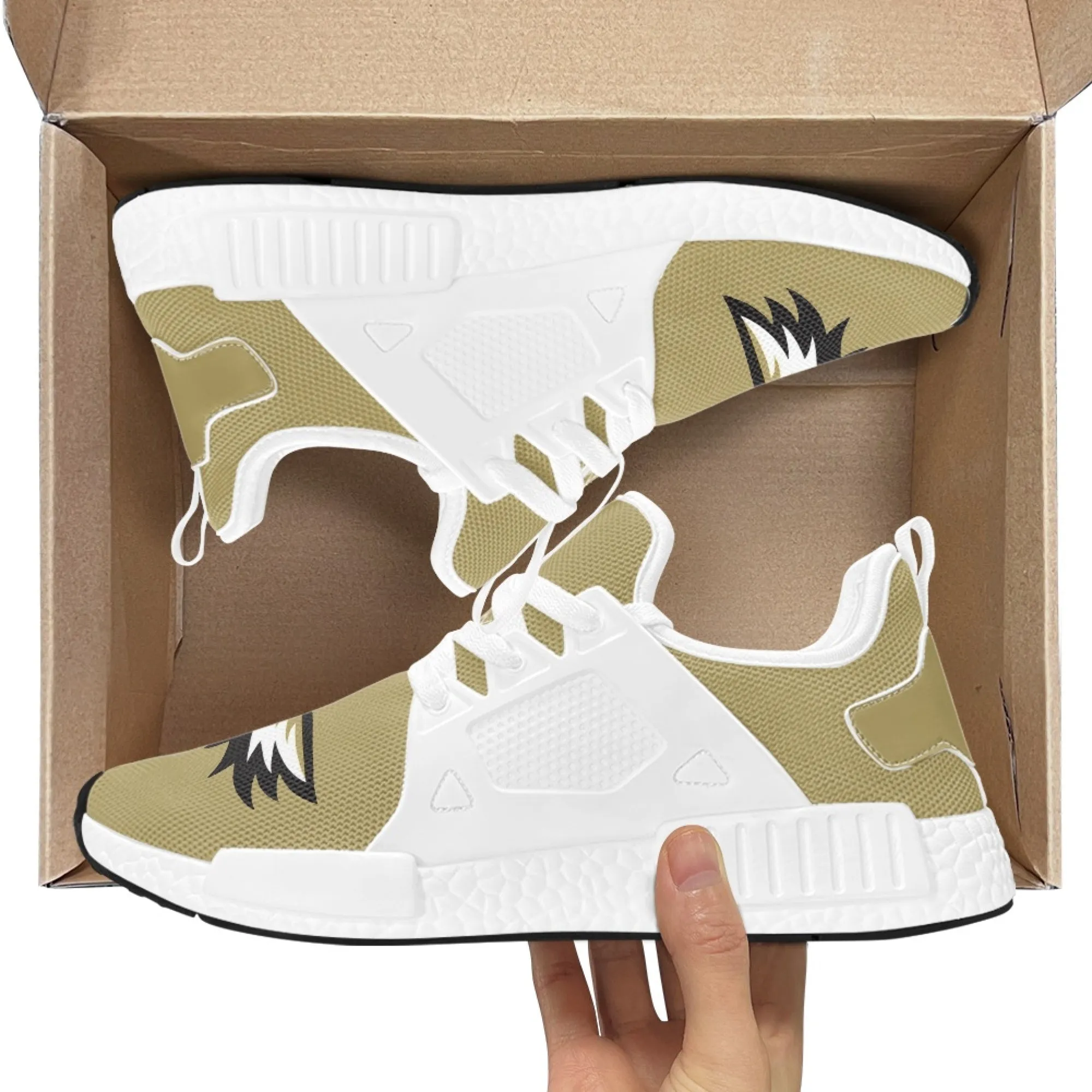 CVHS Blackhawk Bird Logo Fly Knit Athletic Shoes
