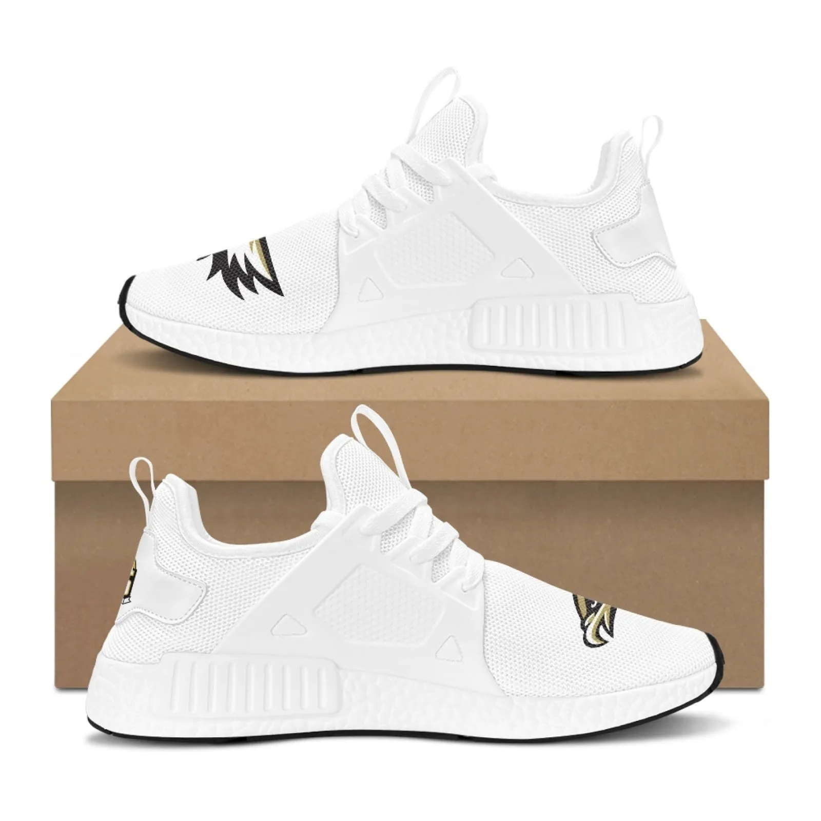 CVHS Blackhawk Bird Logo Fly Knit Athletic Shoes