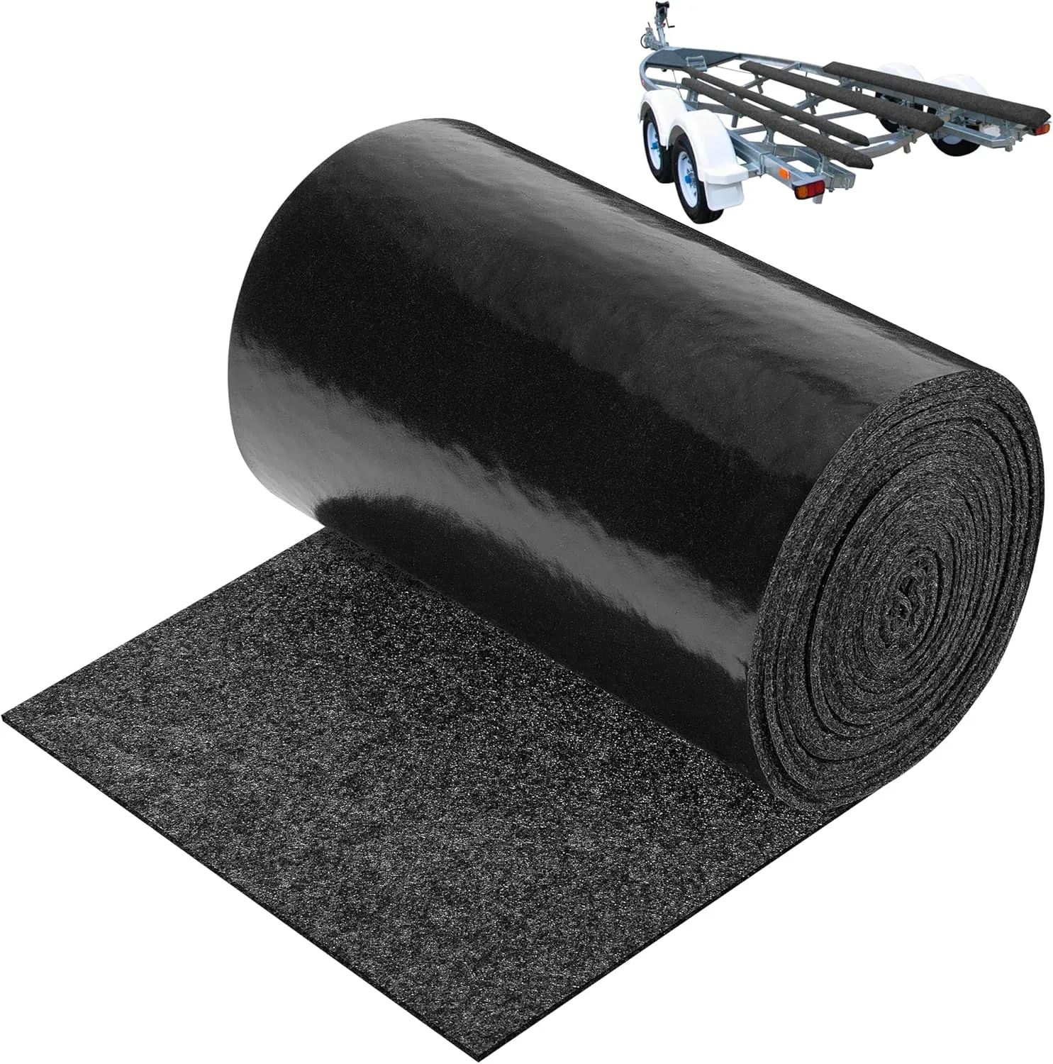 DECOHS Boat Trailer Bunk Carpet - Marine Trailer Bunk Carpet - Trailer Boat Bunk Padding for Outdoor Boat Trailer Jet Ski Ramp Garage Dock
