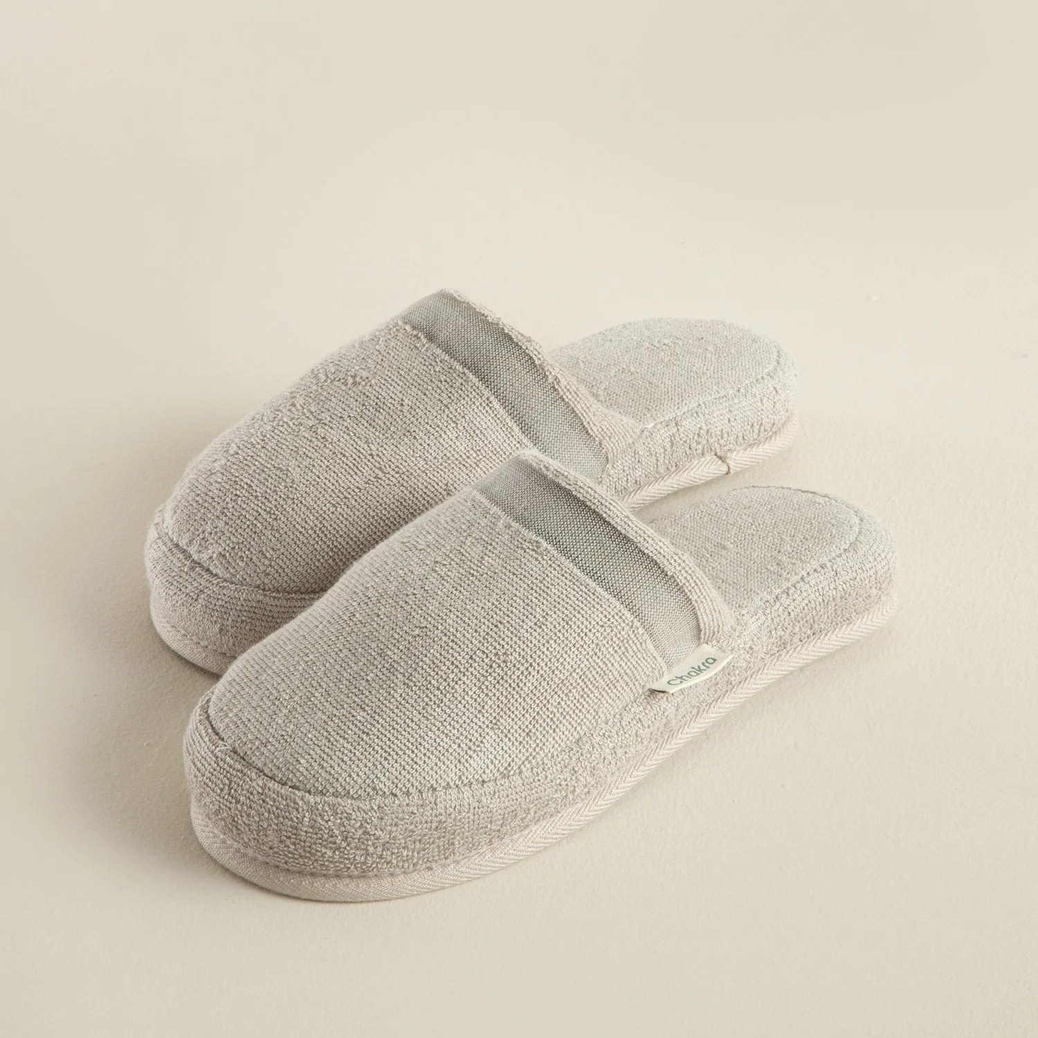 Derin Unisex Slipper Light Grey/Dark Grey/Light Grey