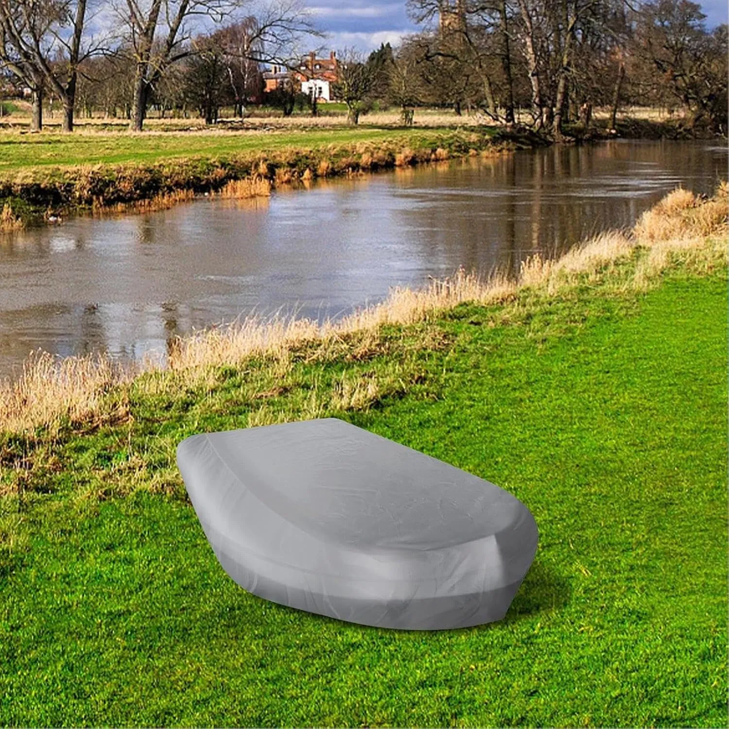 Dinghy Boat Cover 7 Sizes Boat Covers UV Resistant Boat Tarp for Inflatable Boat and Dinghy,270 * 165 * 46cm