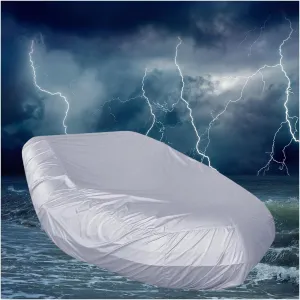 Dinghy Cover 7 Sizes Boat Tarp UV Resistant Boat Cover for Inflatable Boat and Dinghy,330 * 165 * 46cm
