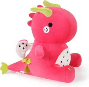 Ditucu Cute Dragon Fruit Dinosaur Stuffed Animals Plush Toys Dolls Soft Dino Pitay Plushie Birthday Gifts for Kids Girls Boys Red 16 inch