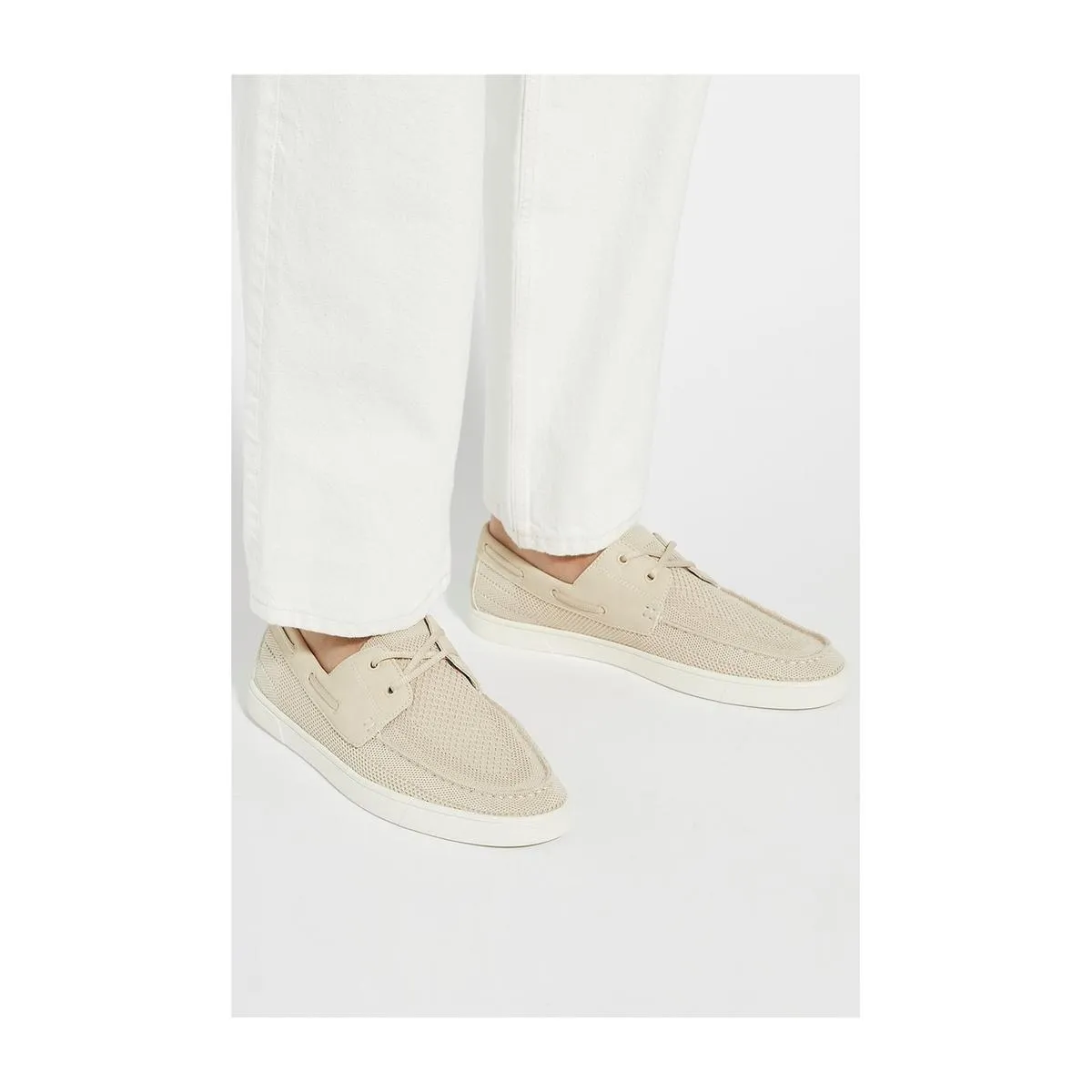 Dune BlaizerssÂ Boat Shoe Cream