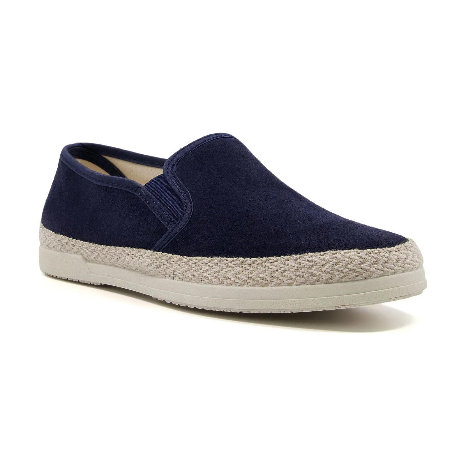 Dune Francisco Suede Men's Navy Trainers