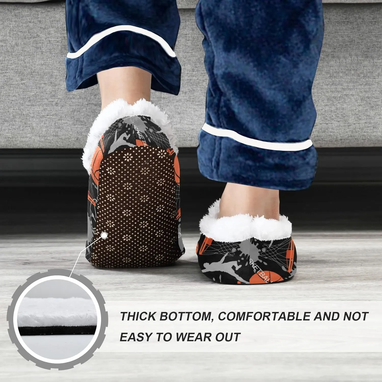 Dussdil Kid's Boy's Girl's Winter Slippers Spa Travel House Slipper Shoes Warm Soft Memory Foam Slipper Non Slip for Guest Home Living Room Bedroom Slippers