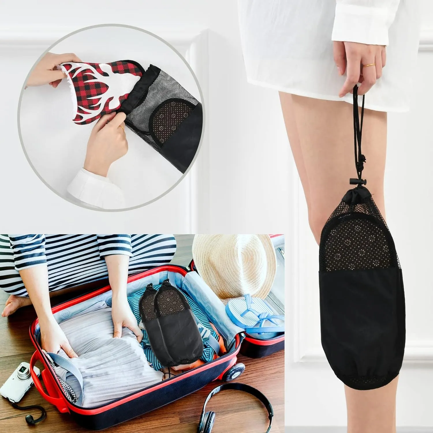 Dussdil Winter Spa Slippers Home House Slippers for Women Men Travel Slipper Soft Memory Foam Slipper Non Slip for Hotel Bedroom Shoes Slippers