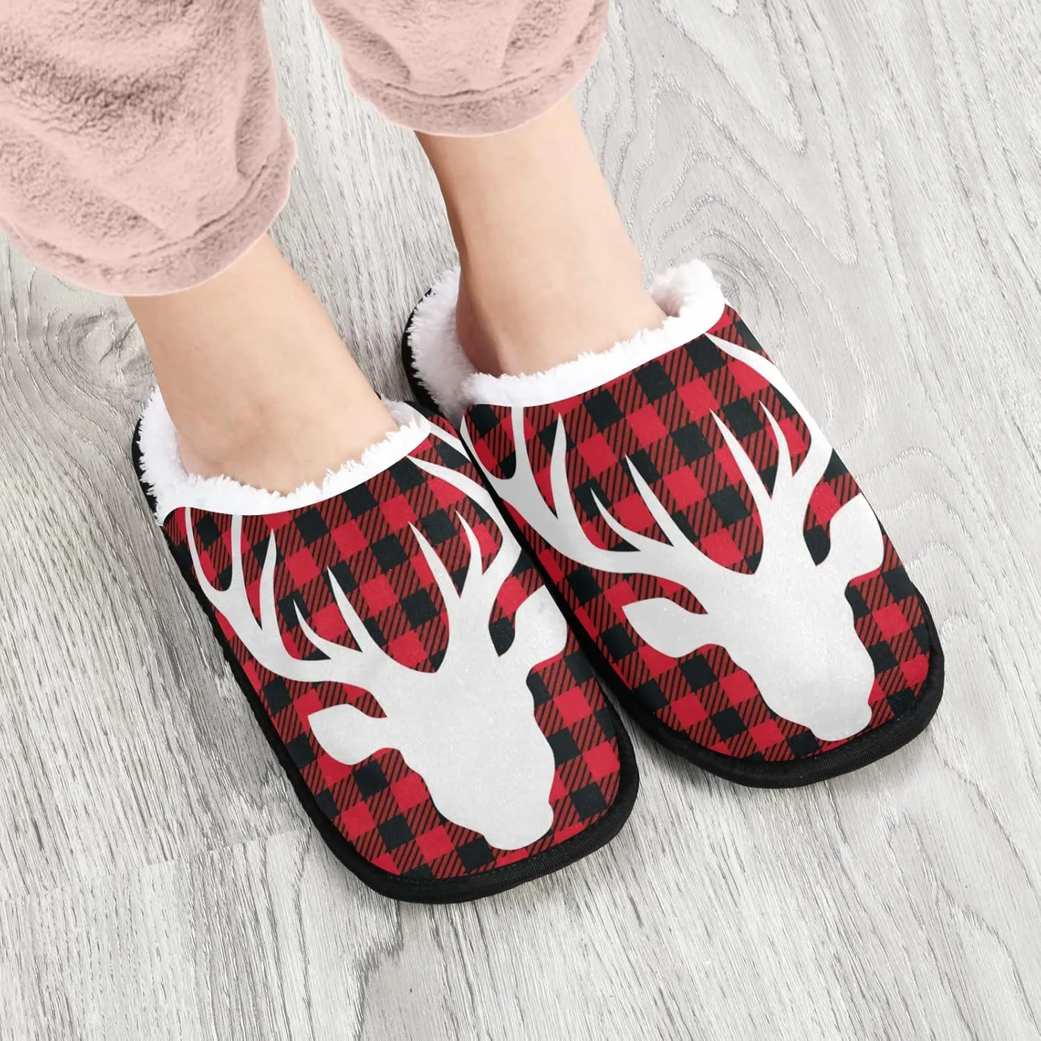 Dussdil Winter Spa Slippers Home House Slippers for Women Men Travel Slipper Soft Memory Foam Slipper Non Slip for Hotel Bedroom Shoes Slippers