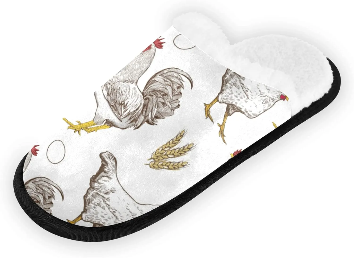 Dussdil Women's Men's Winter Spa Slippers Home House Slippers Shoes Memory Foam Closed Toe Slipper Non Slip for Women Men Hotel Bedroom Travel Shoes