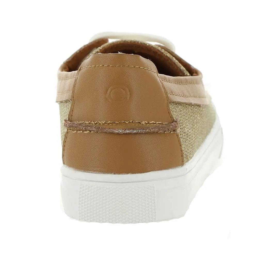 Easy Spirit Women's KELP2 Boat Shoe, Gold, 8