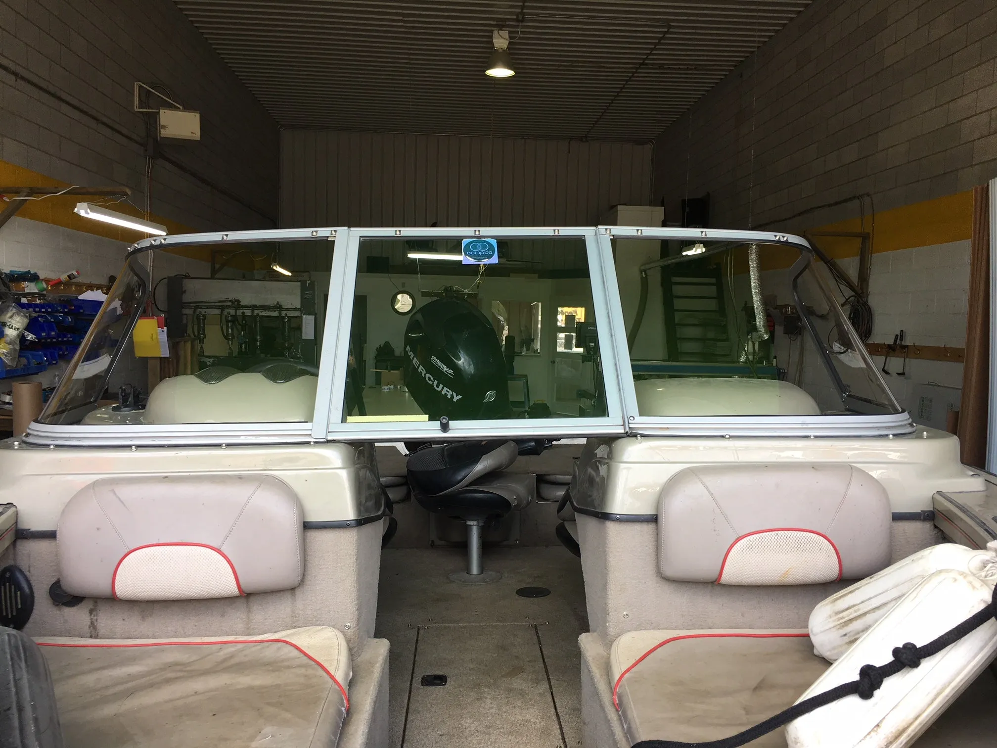 Ebbtide Curved Glass Boat Windshield Repair