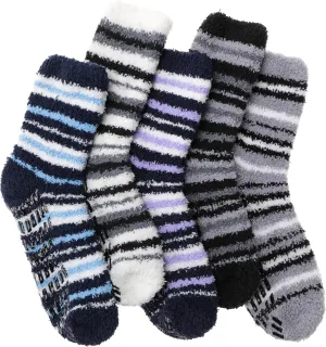 EBMORE Womens Fuzzy Socks Fleece Fluffy Cabin Plush Warm Sleep Soft Cozy Winter Adult Socks