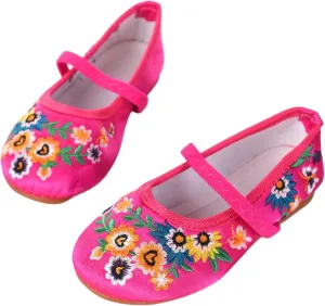 Encanto Mirabel Shoes for Girls Costume Dress up Mary Jane Ballet Cosplay Flat Shoes