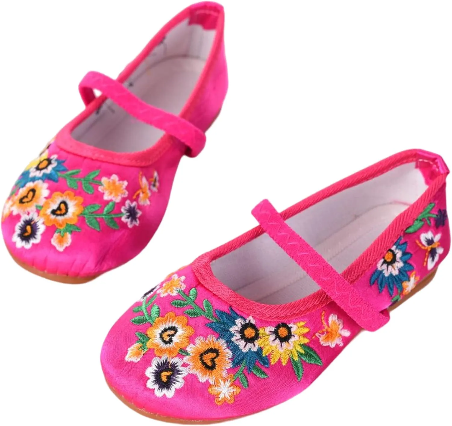 Encanto Mirabel Shoes for Girls Costume Dress up Mary Jane Ballet Cosplay Flat Shoes