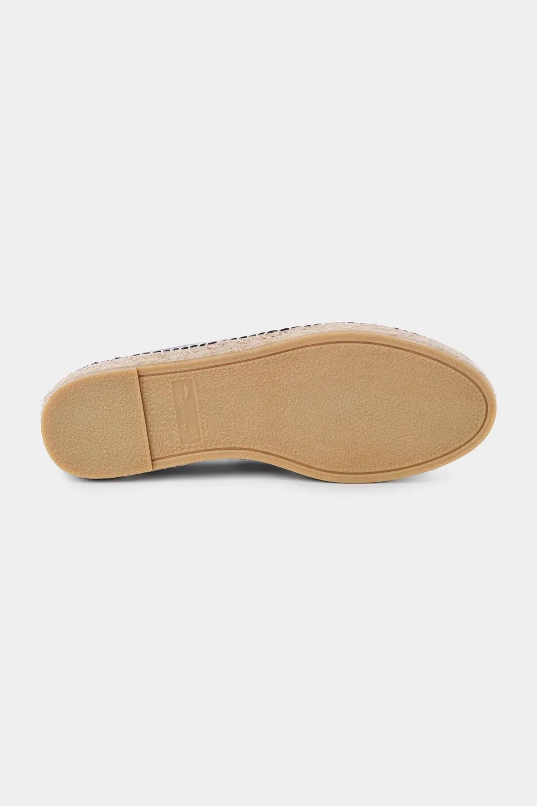 Espadrille en cuir - Noir