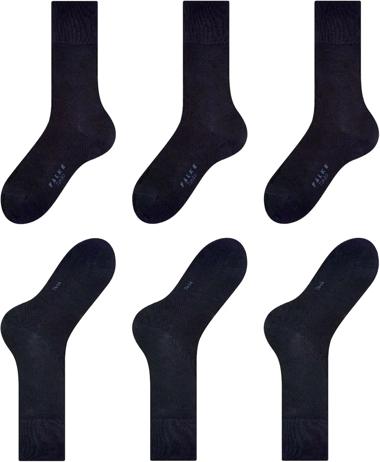 FALKE Men's Tiago Cotton Dress Socks, 3 Pairs