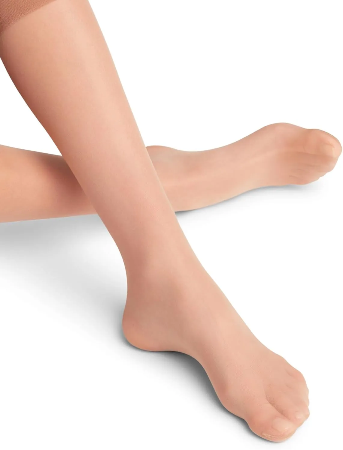 FALKE Women's Pure Matt 20 Denier Knee-High Socks, Matte, Casual or Dress, Fine Sheer Transparent, Sustainable Nylon