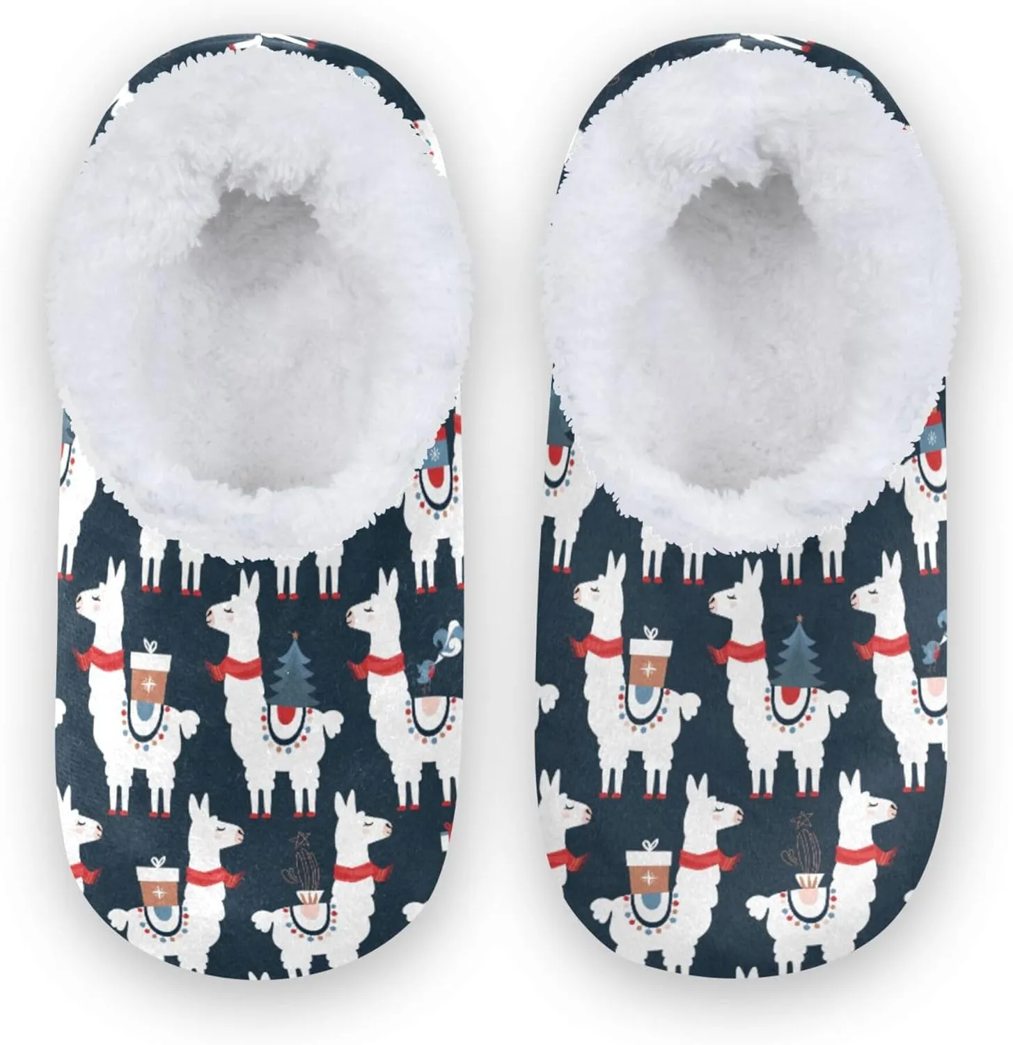 Fisyme Kids Slippers Boys Girls Warm Soft Indoor House Slipper Socks Home Shoes