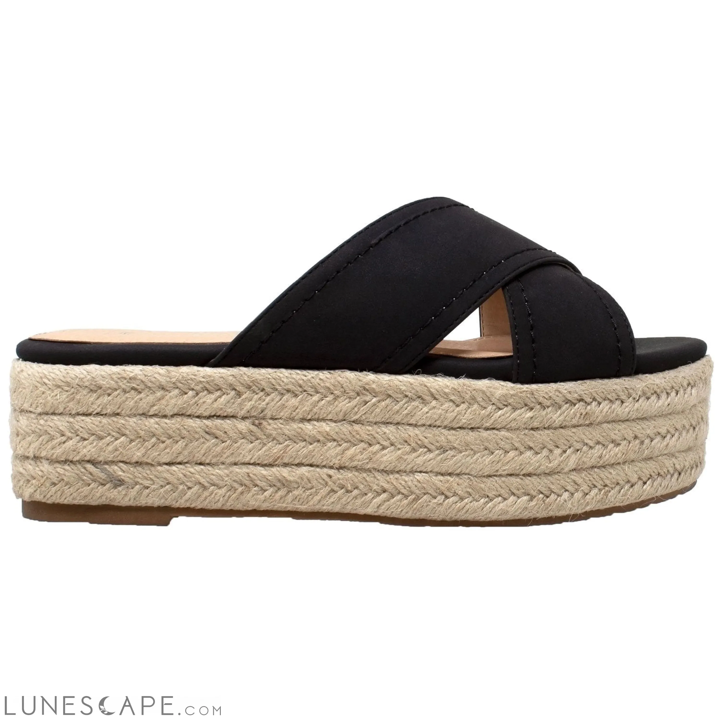Flatform Espadrille Wedge Sandal