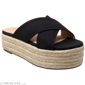 Flatform Espadrille Wedge Sandal