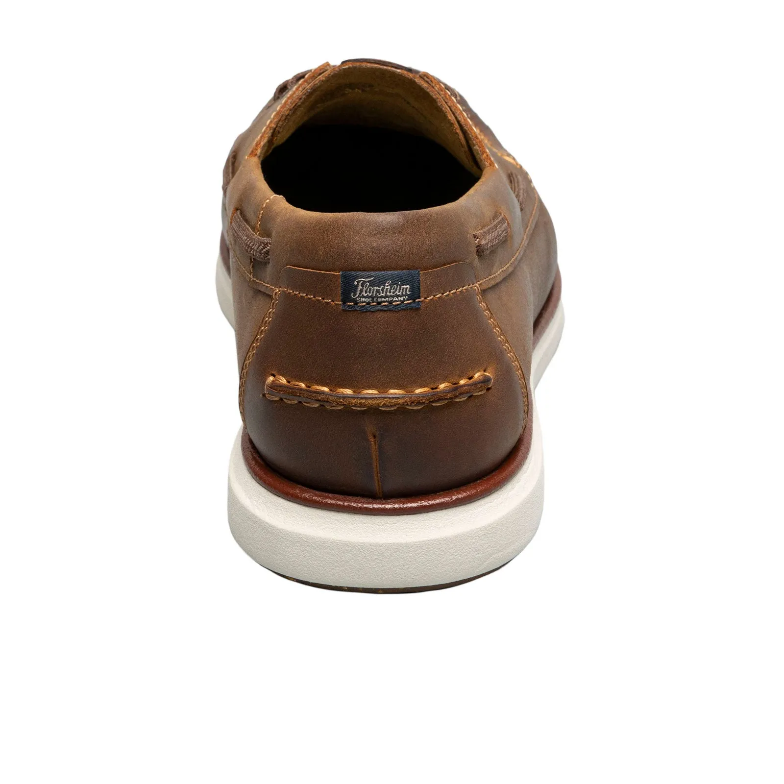 Florsheim Tropics Elastic Lace Moc Toe Boat Shoe (Men) - Brown CH