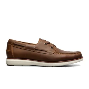 Florsheim Tropics Elastic Lace Moc Toe Boat Shoe (Men) - Brown CH