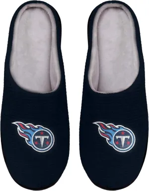 FOCO Men's NFL Team Logo Memory Foam Slide Slippers