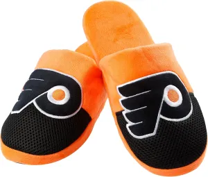 FOCO Philadelphia Flyers NHL Mens Team Logo Staycation Slipper - L