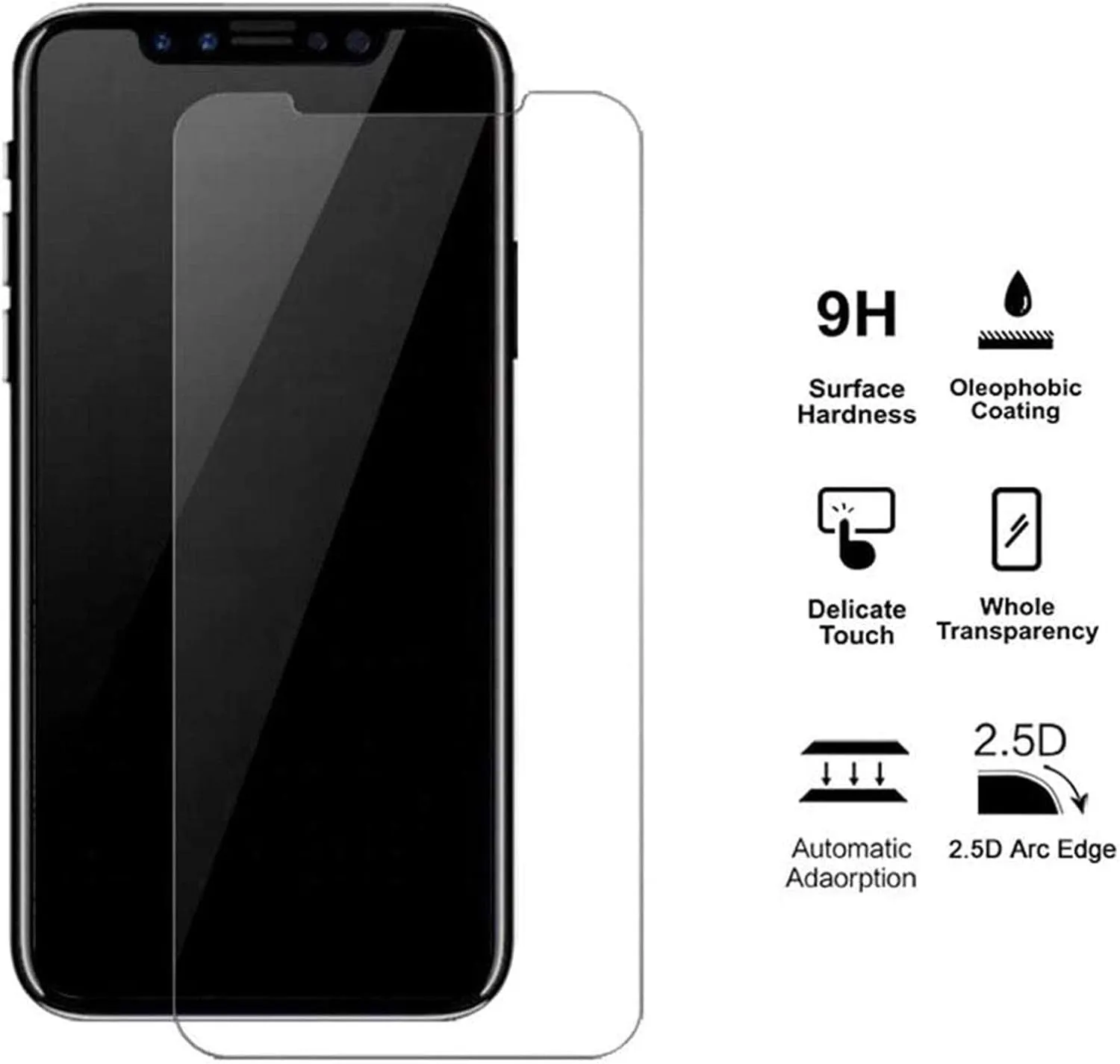 For VERTU IVERTU 5G Screen Protector Tempered Galss, [5 Pack] High Clear [9H Hardness] [Bubble Free] Screen Tempered Glass Protective Film for VERTU IVERTU 5G 6.67 Inch.
