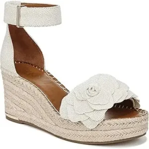 Franco Sarto Clemens 6 Jute Wrapped Wedge Sandal Size 8.5 M Nat Beige