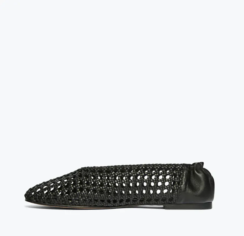 FRĒDA SALVADOR: RILEY OPEN WEAVE BALLET FLAT