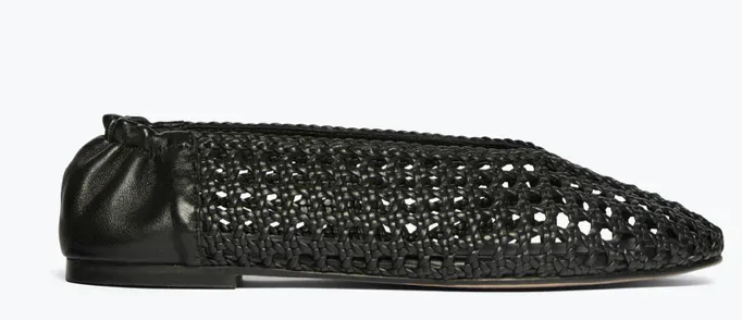 FRĒDA SALVADOR: RILEY OPEN WEAVE BALLET FLAT