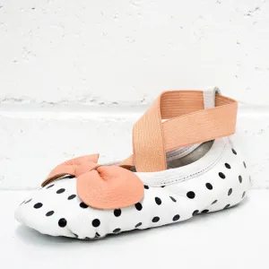 From Zion Ballet Mocs | Polkadot   Peach