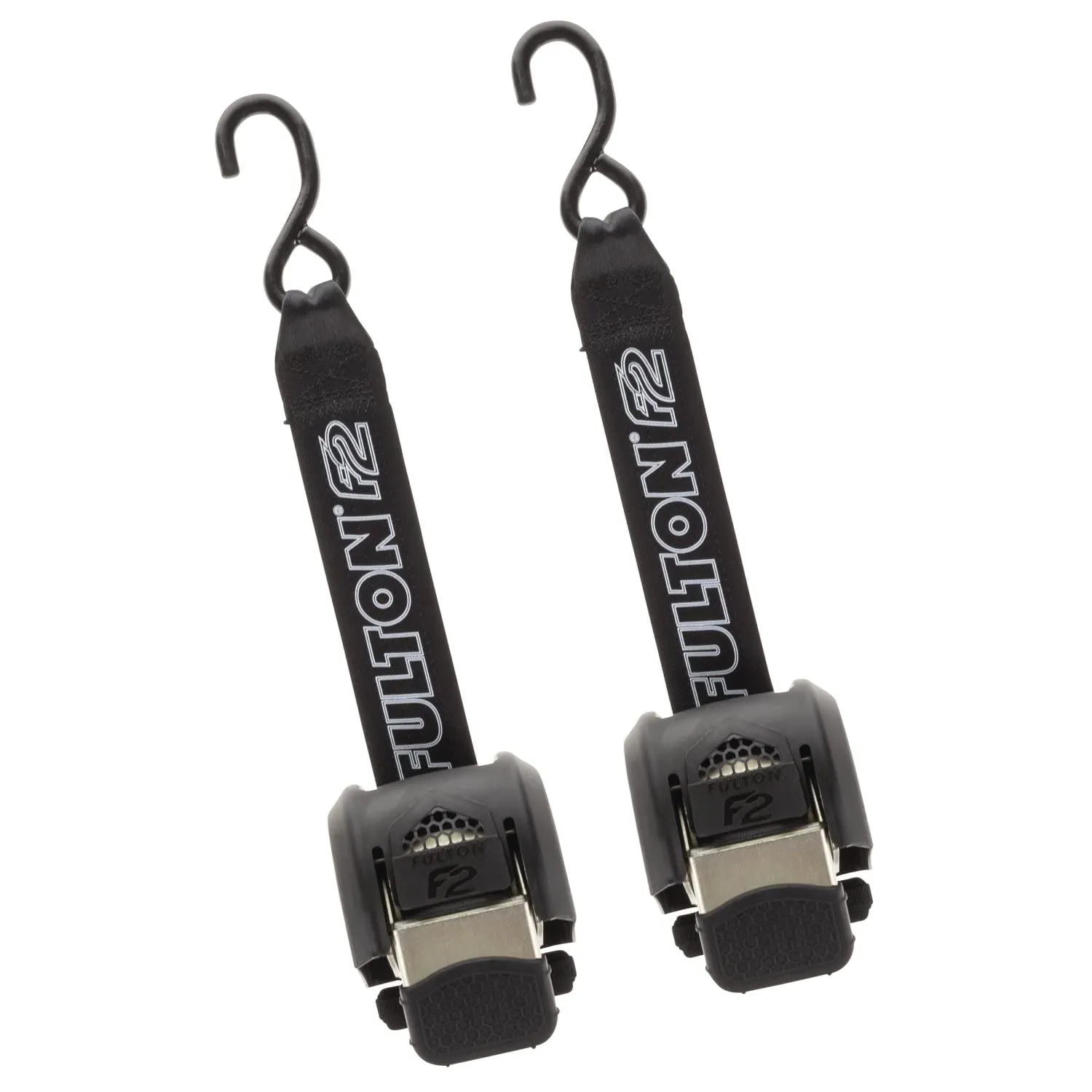 Fulton 2062100 F2 Retractable Transom Tie Downs, 2 Inch x 43 Inch, 500 lbs. Capacity, Stainless Steel (2 Pack