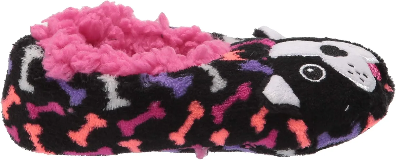 Fuzzy Babba Girls 3D Cozy Critter Slipper Socks with Non-Slip Grippers