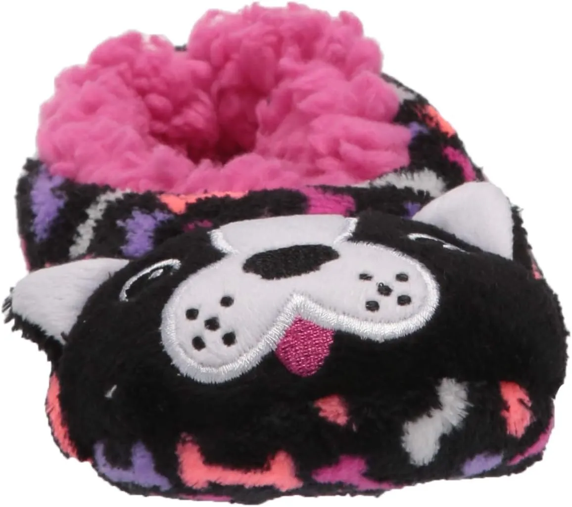 Fuzzy Babba Girls 3D Cozy Critter Slipper Socks with Non-Slip Grippers