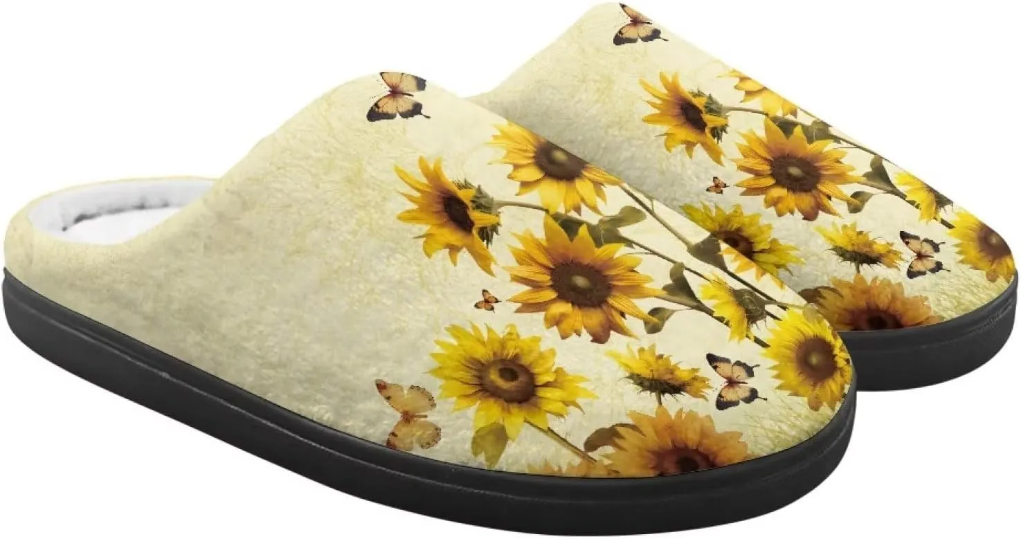 Fuzzy Slippers for Boys Girls Non-slip House Slipper Winter Bedroom Shoes for Little Kids