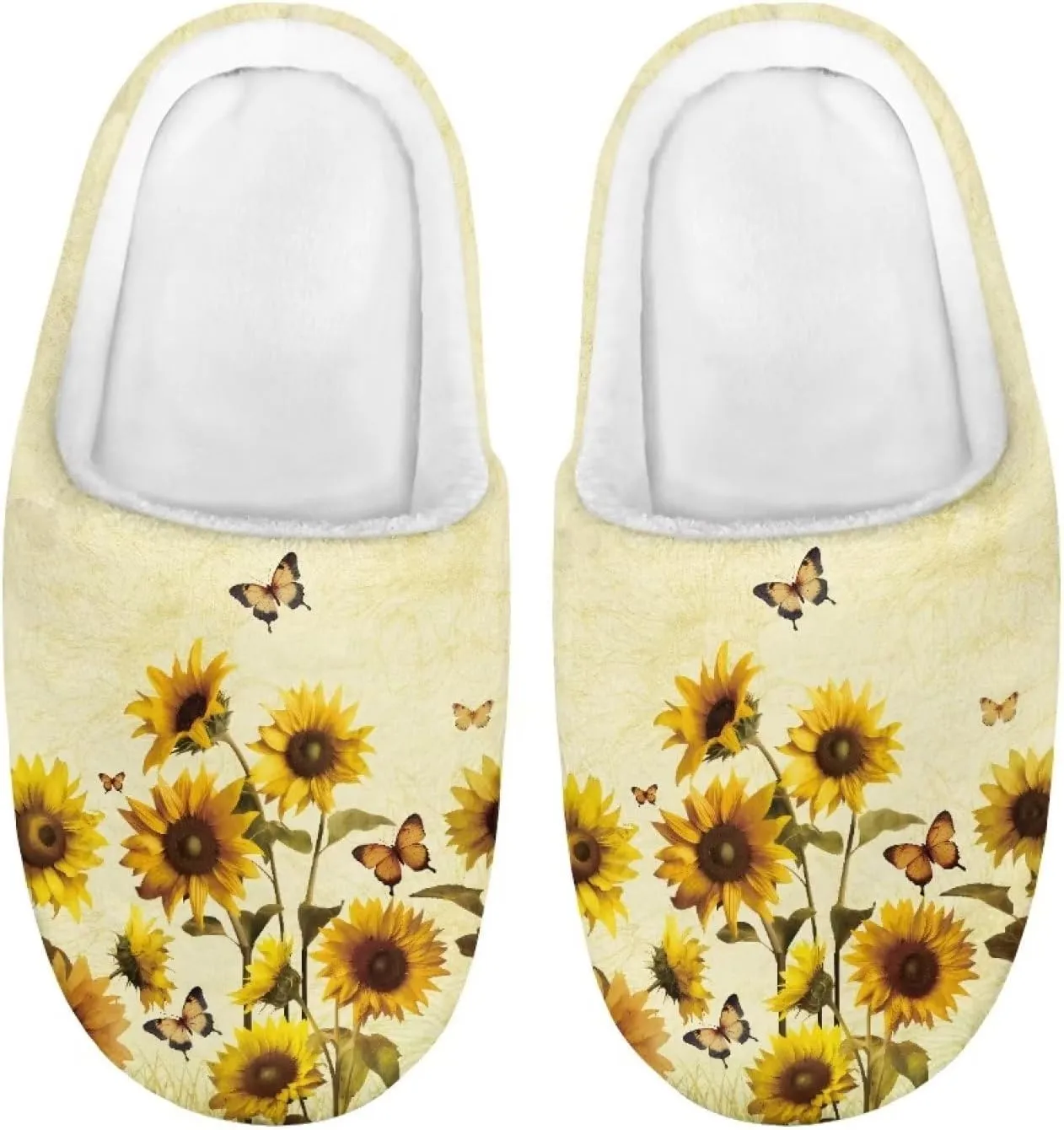Fuzzy Slippers for Boys Girls Non-slip House Slipper Winter Bedroom Shoes for Little Kids