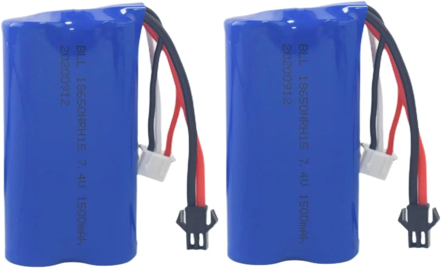 Fytoo 2PCS 7.4V 1500mah High-Rate Lithium Battery for H103 H105 H101 T2 Syma S033G UDI U12A QS 8019 8004 High-Speed Remote Control Boat Spare Battery