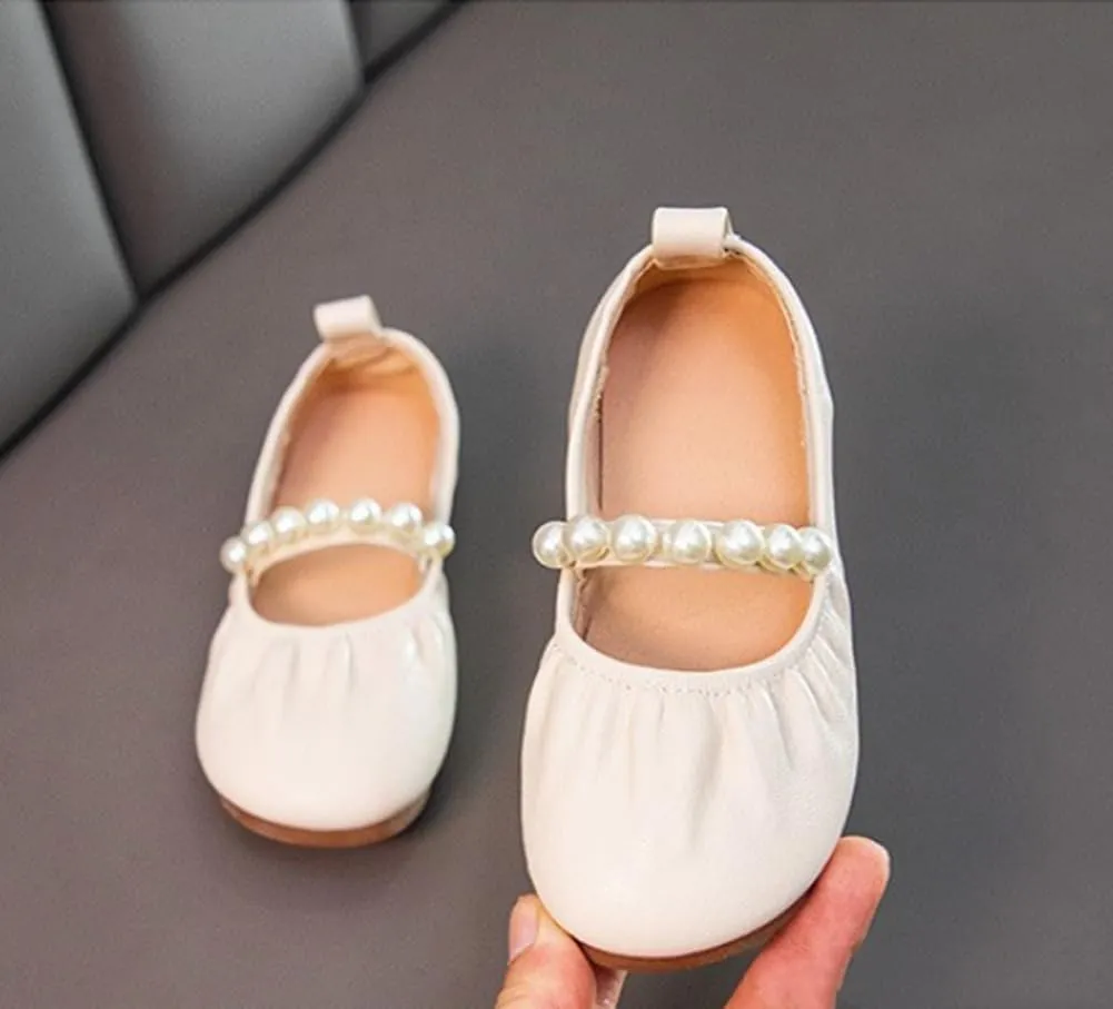 Girls Adorable Mary Jane Ballet Flats Party School Wedding Princess Dress Shoes