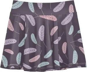 Girls Skorts Active Athletic Skirts with Inner Built-in Shorts for Golf Tennis 3-12T Cherry Blossom Floral Pink