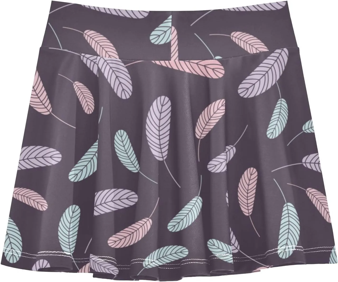 Girls Skorts Active Athletic Skirts with Inner Built-in Shorts for Golf Tennis 3-12T Cherry Blossom Floral Pink