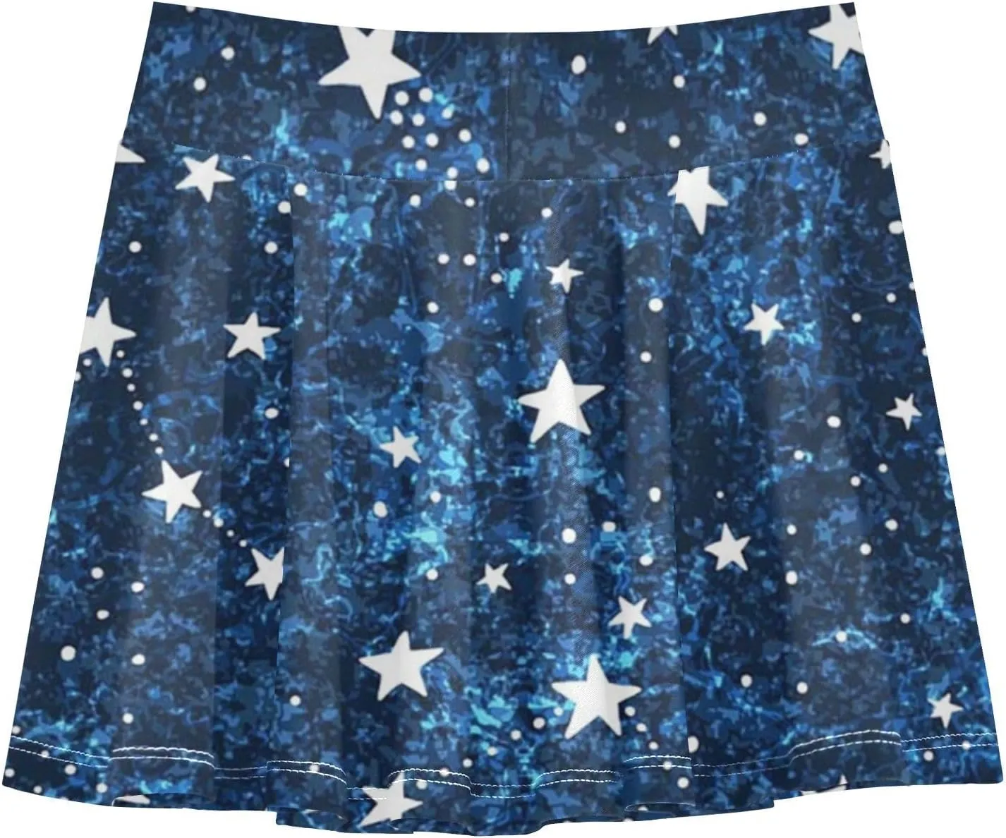 Girls Skorts Active Athletic Skirts with Inner Built-in Shorts for Golf Tennis 3-12T Colorful Groovy Wave