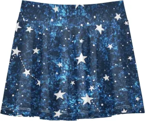 Girls Skorts Active Athletic Skirts with Inner Built-in Shorts for Golf Tennis 3-12T Colorful Groovy Wave