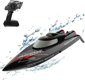 GoolRC RC Boat, WLtoys WL916 Remote Control Boat, 60KM/H High Speed RC Racing Boat for Pools or Lakes, 2.4GHz RC Boats with Low Battery Alarm for Kids and Adults,